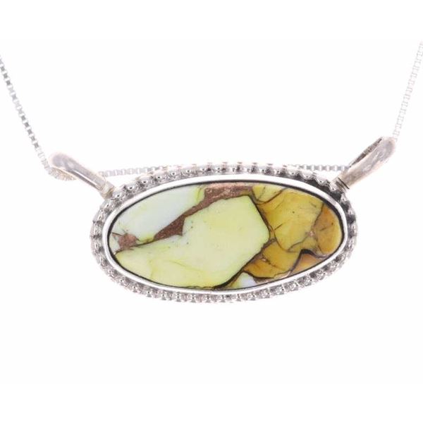 Navajo Dahlia Turquoise Necklace - Signed