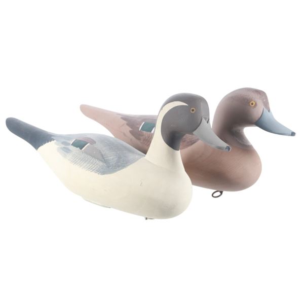 Pintail Decoy Pair by Patrick Vencenti ca. 1980's