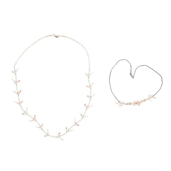 Vintage Navajo Old Pawn Heishi Fetish Necklaces