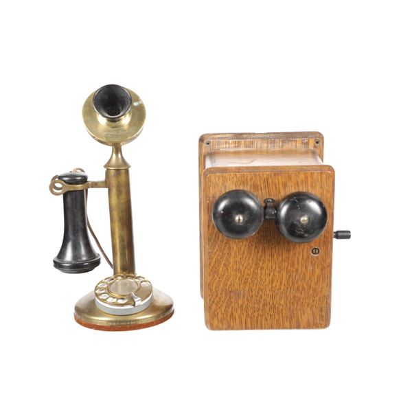 1913 Western Electric Candlestick Telephone & Box