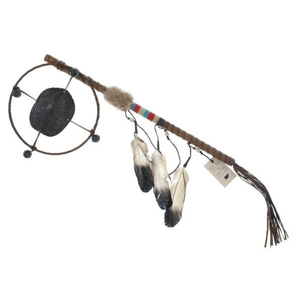 Chippewa Cree Turtle Shell Hoop Dance Stick