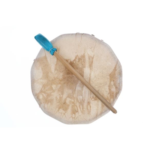 Northern Plains Indian Rawhide Drum