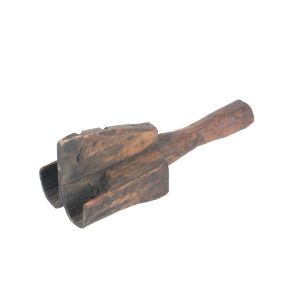 Antique Montana Primitive Hand Carved Sheep Brand