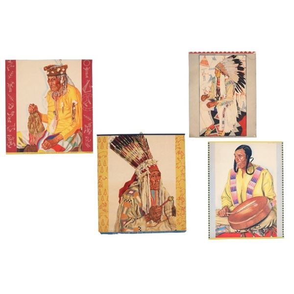 Great Northern RR W. Reiss Calendar Toppers (4)