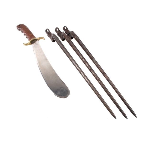 U.S. M1904 Bolo & U.S. Springfield 1873 Bayonets