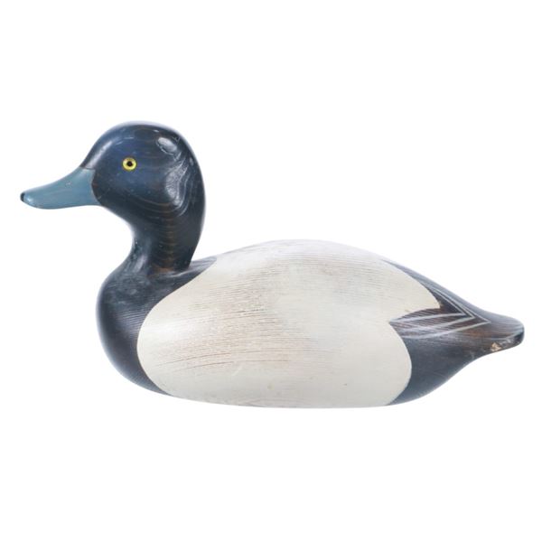 Lesser Scaup Carved Duck Decoy by Robert Capriola
