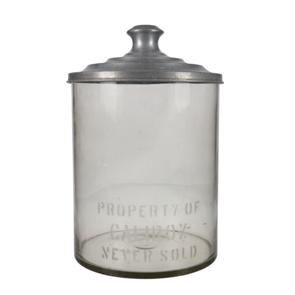 Calirox Glass Counter-Top Display Cookie Jar