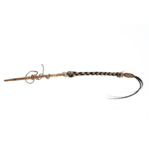 Ca. 1930's Plains Indians Horsehair Leather Quirt
