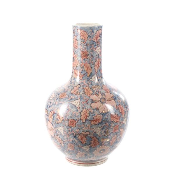 Chinese Guan Ware Crackled Vase Mid 1900s