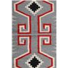 Image 7 : Toadlena Two Grey Hills Pattern Woven Mexican Rug