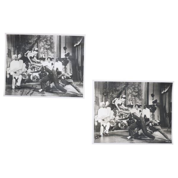 Frankie Manning Signed Identical Photos (2)