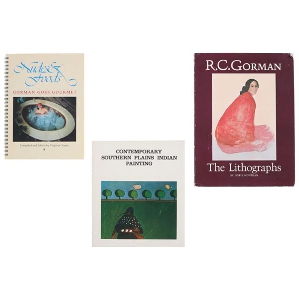R.C. Gorman Nudes & Foods; Litho & Art Books (3)