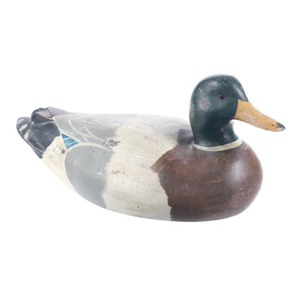 Don Profota Carved Wooden Mallard Duck Decoy