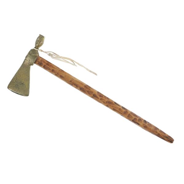 Solid Brass Head & Wood Handle Tomahawk