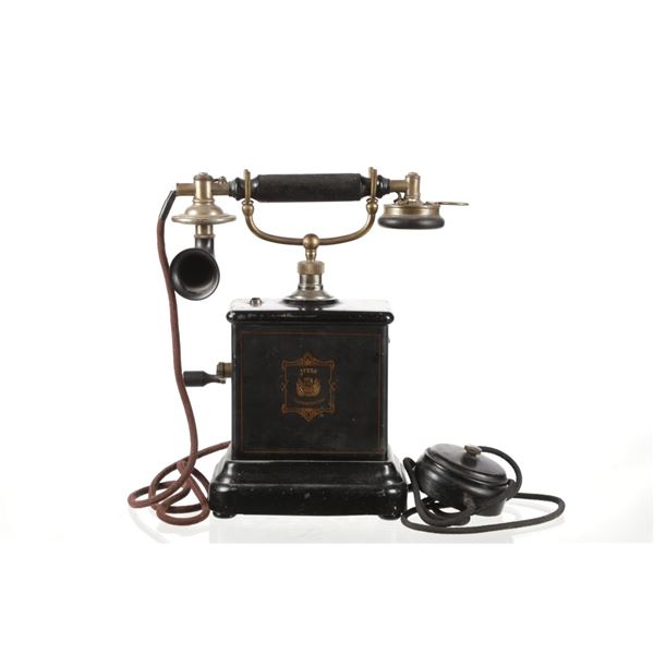 Ca. 1914-1915 Danish JYDSK Antique Desk Phone