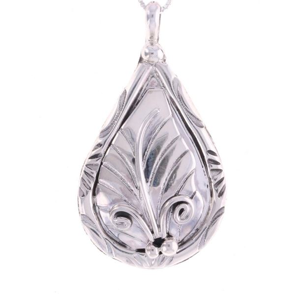 Navajo Herbert Tsosie Sterling Floral Necklace