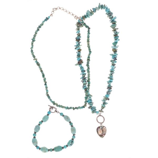 Navajo Polished & Nugget Turquoise Jewelry