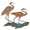 Image 1 : Double Crane Wall Plaques