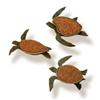 Image 1 : Set of 3 Lg Turtle Wall Plaques