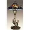 Image 1 : Tiffany Lamp w/Frog on Base