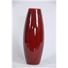 Image 1 : 18 in Fire Red Porcelain Vase