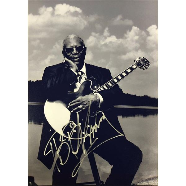 B.B. King facsimile signed photo