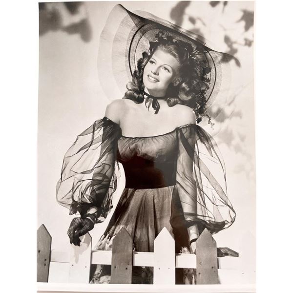 Rita Hayworth unsigned photo