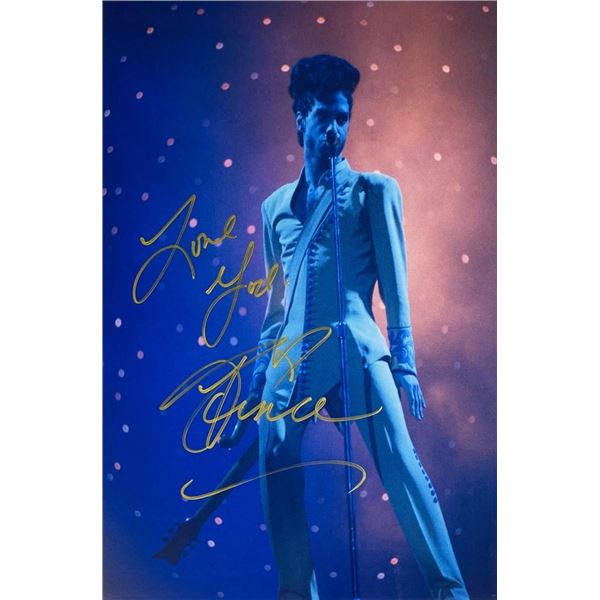 Prince facsimile signed photo