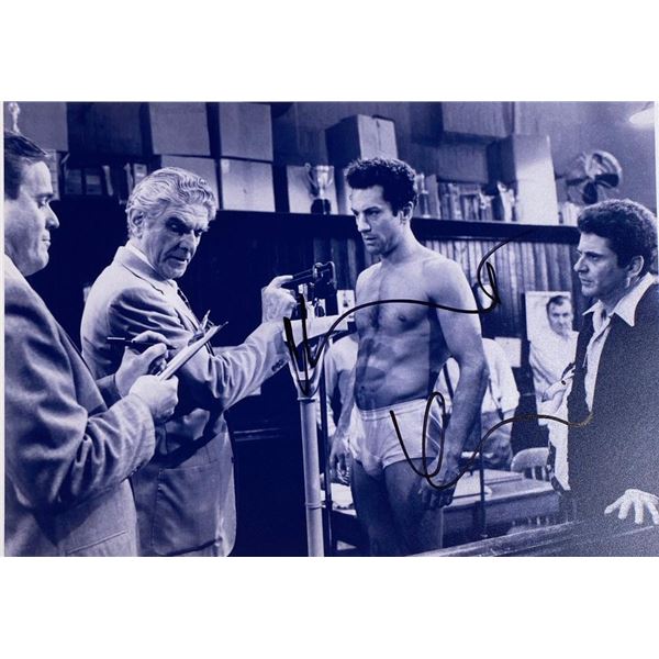 Raging Bull Robert De Niro facsimile signedphoto