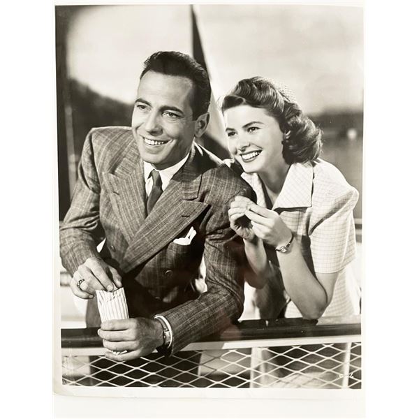 Humphrey Bogart and Ingrid Bergman movie photo