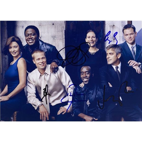 Ocean's Twelve cast facsimile signedphoto