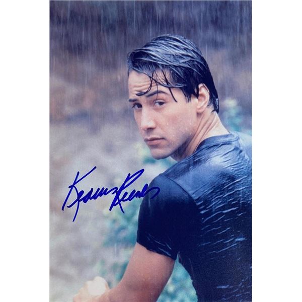 Point Break Keanu Reeves facsimile signedphoto