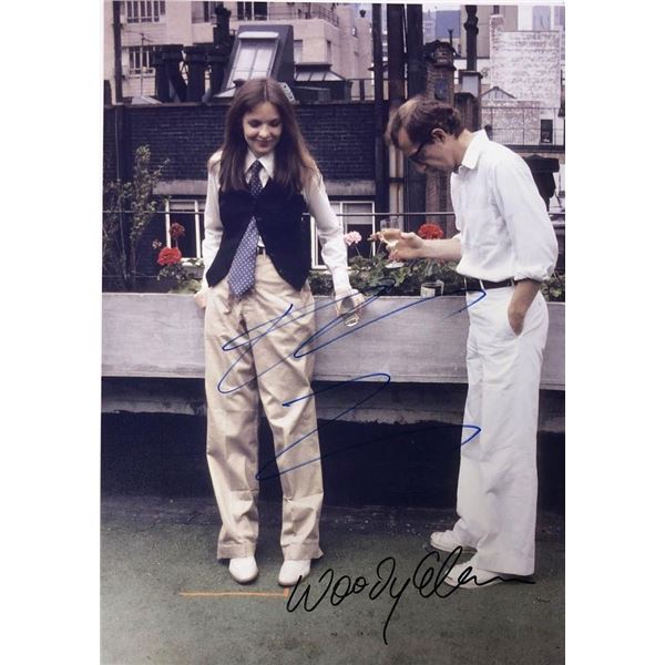 Annie Hall Diane Keaton and Woody Allen facsimile signed movie photo