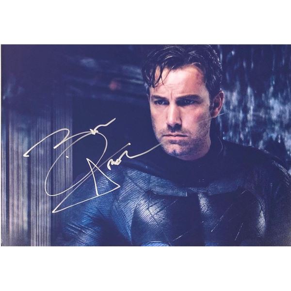 Batman v Superman Ben Affleck facsimile Signed Movie Photo