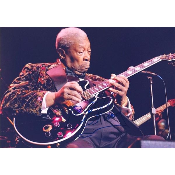 B.B. King facsimile signed photo