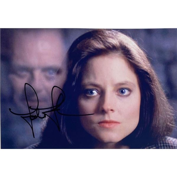 The Silence of the Lambs Jodie Foster facsimile signed movie photo