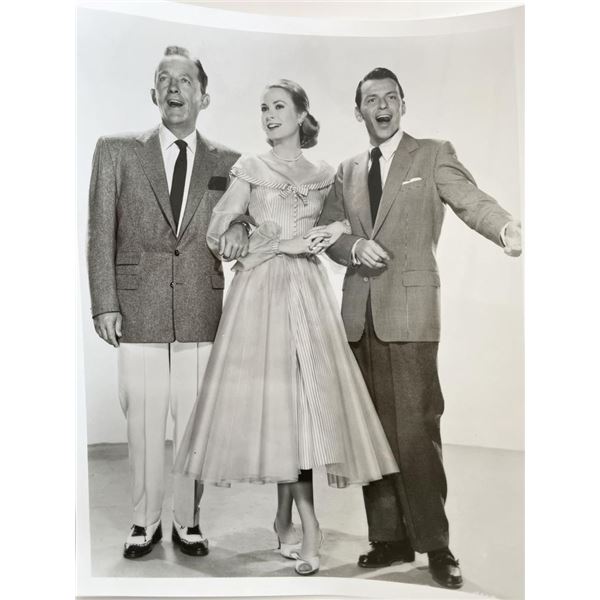 High Society Bing Crosby, Grace Kelly and Frank Sinatra unsigned movie photo