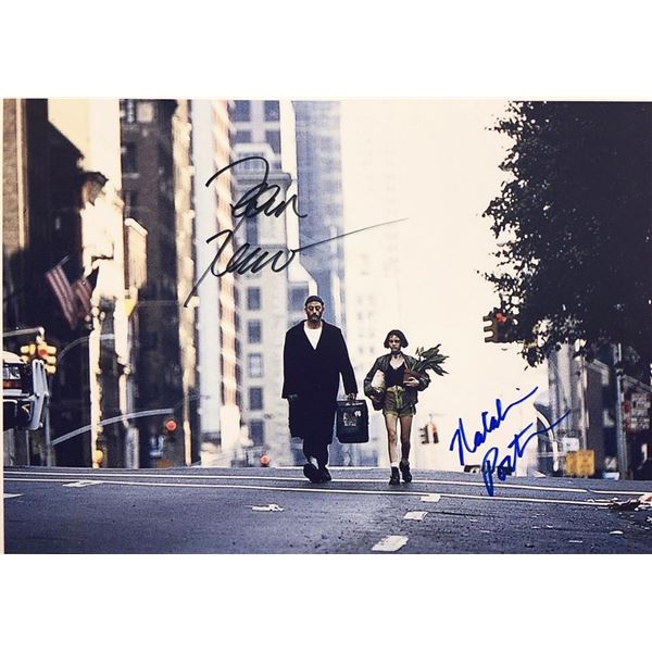 LÃ©on: The Professional Jean Reno and Natalie Portman facsimile signed movie poster