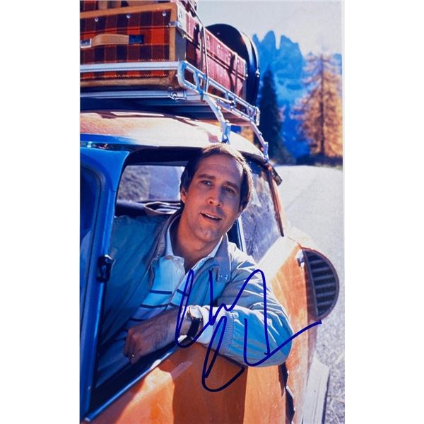 Chevy Chase facsimile signed movie photo