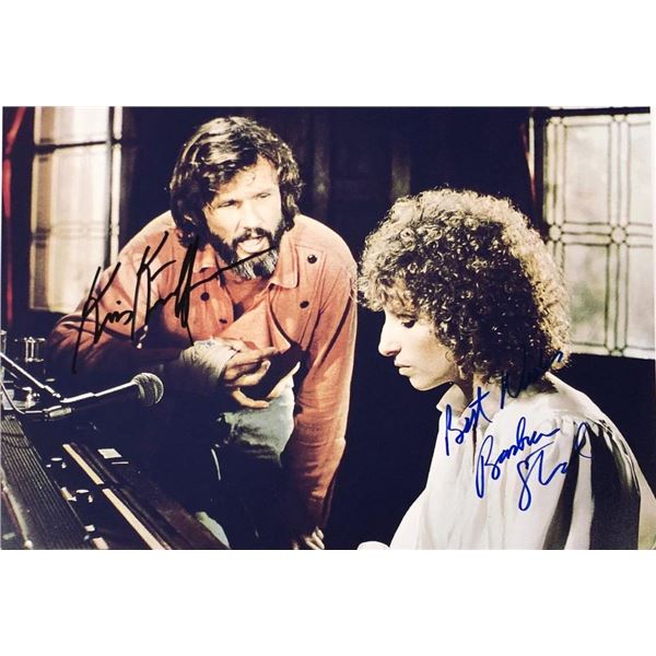 A Star is Born (1976) Barbra Streisand and Kris Kristofferson facsimile signed movie photo