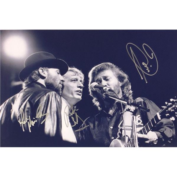 The Bee Gees facsimile signed photo