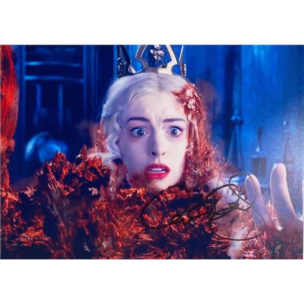 Alice in Wonderland Anne Hathaway facsimile signed  movie photo