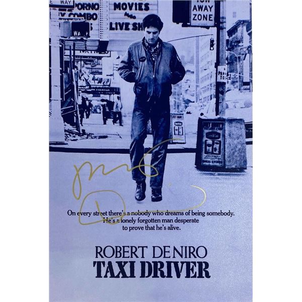 Taxi Driver Robert De Niro facsimile signed movie photo