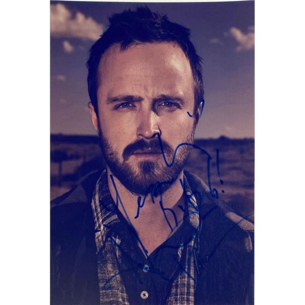 Breaking Bad Aaron Paul facsimile signed  photo