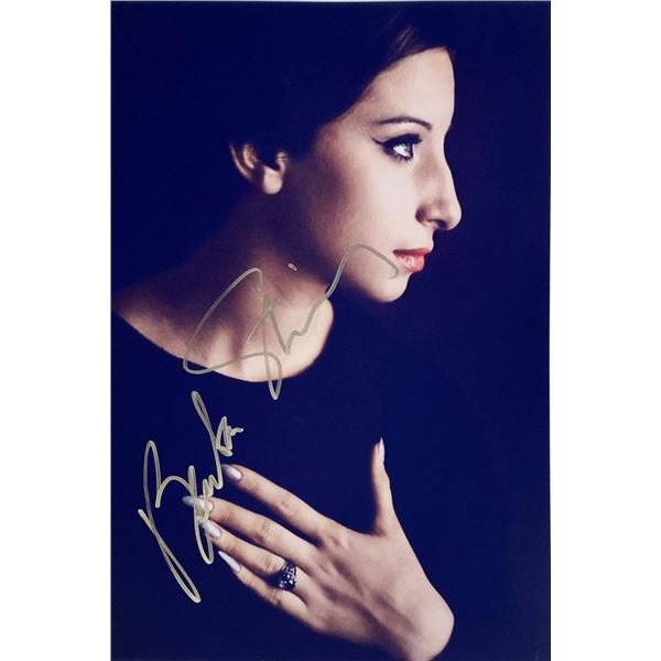 Barbra Streisand facsimile signed photo