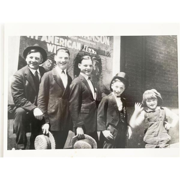 Eddie Quillan and friends vintage photo