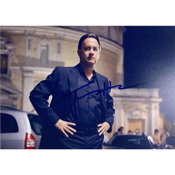 Angels and Demons Tom Hanks facsimile signed  movie photo