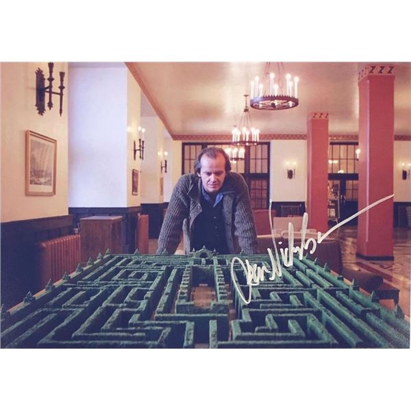 The Shining Jack Nicholson facsimile signed movie photo