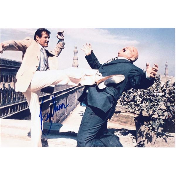 James Bond Roger Moore facsimile signed movie photo