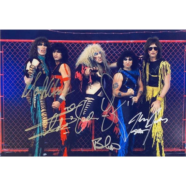 Twisted Sister facsimile band signed photo